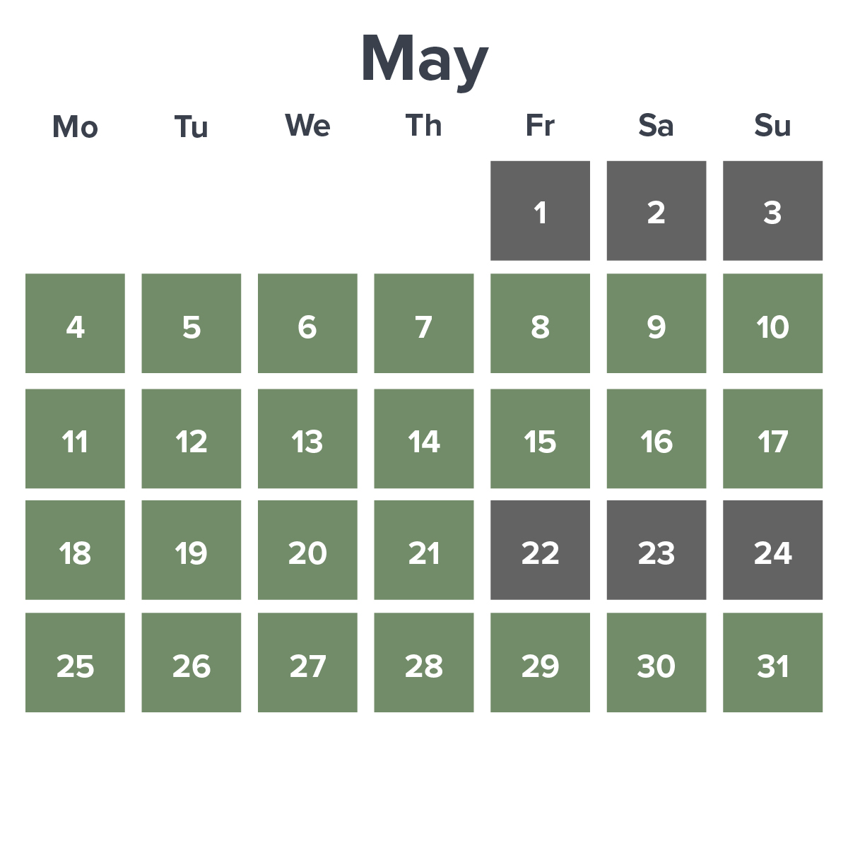 May 2026 Tariff