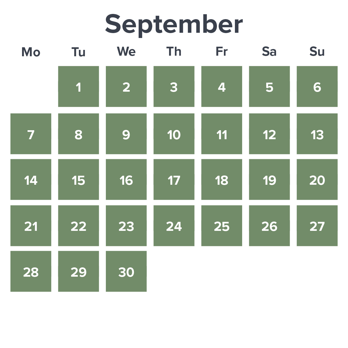 September 2026 Tariff